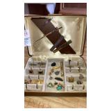 Mens vintage jewelry- tie clasps, tacs, cufflinks