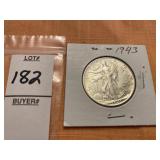 1943 Walking Liberty Half Dollar