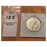 1945 Walking Liberty Half Dollar