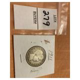 1911 US barber quarter