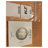 1908 O US barber quarter