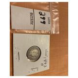 1893 O US barber dime