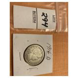 1916 D US barber quarter