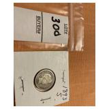 1893S US barber dime