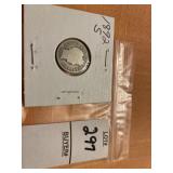 1892S US barber dime