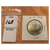 1946 Walking Liberty half dollar