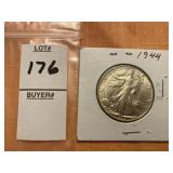 1944 Walking Liberty half dollar