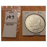 1890 Morgan Silver Dollar