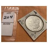 1904 O Morgan Silver Dollar