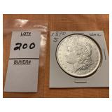 1890 S Morgan Silver Dollar