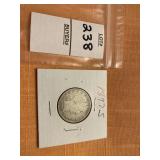 1897 S US barber quarter