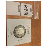 1899 US barber quarter