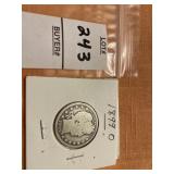 1899 O US barber quarter