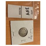 1910 S US barber dime