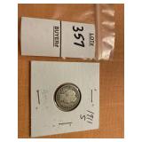 1911 S US barber dime