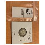 1914 S US barber dime