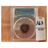 1895  O Barber silver dime