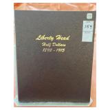 Empty Dansco Barber Liberty Head half dollar