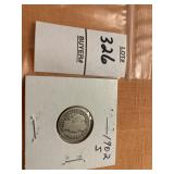 1902 S US  barber dime