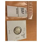 1904 S US barber dime