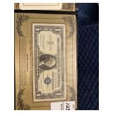 1957 A series 1 dollar silver certificate