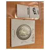 1909 US barber half dollar