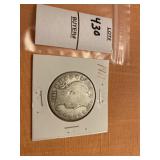 1911 US barber half dollar