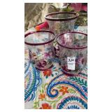 Yankee Candle vases (3)