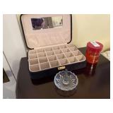 Jewelry case, jewelry cleaner, ring dish