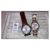 Unlisted brand calendar watch, quartz wristwatch