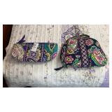 Vera Bradley make up bag and jewelry case