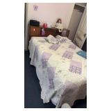 3 PC MCM Wooden Bedroom Set NO CONTENTS