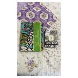 Vera Bradley tablet holder and pocket papers