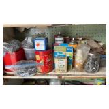 Shelf Lot of Miscellaneous Nails and Hardware