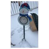 Snowman Thermometer Snow Gauge