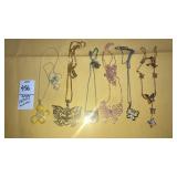 Butterfly necklaces, last is 925 sterling