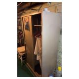 Metal Wardrobe Closet NO CONTENTS