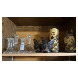 Yankee Butterfly Candle holders & elec candles