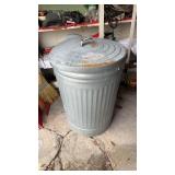 Galvanized Garbage Can