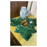 Ceramic mug and serving dish