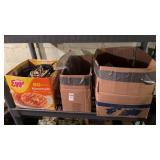 Shelf Lot of Extension Cords and Power Strips