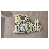 Flower Bathroom Clock