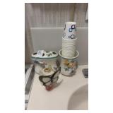 Toothbrush Holder, Butterfly Bathroom Items