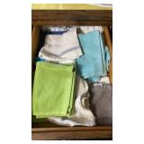 Tea towels and dishcloths drawer