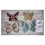 Butterfly pins