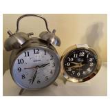 Two alarm clocks