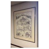 Historic Somerset County Framed Picture
