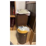 Paper Shedder Trash Can Combo