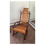 Vintage Hickory Rocking Chair