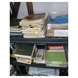 3 shelves lot- music books- variety & closet